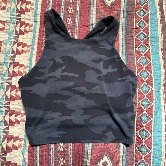 Athleta army crop tank size small - Picture 1 of 5